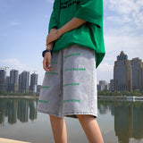 Men Denim Shorts Men's Summer Loose