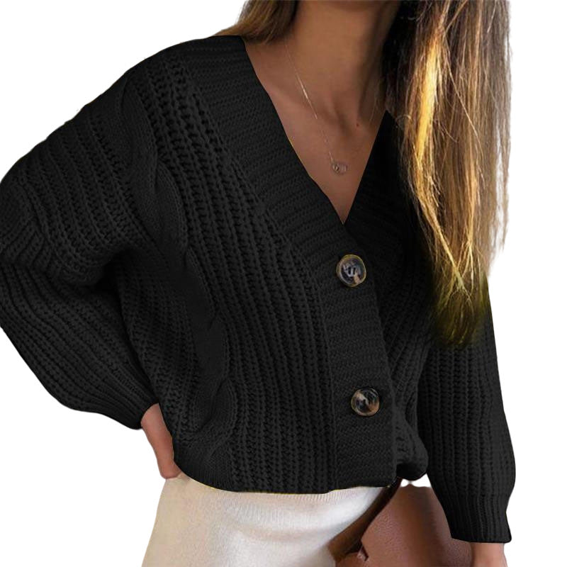 Women Cardigan Knit Sweater Women Autumn and Winter Loose Oversized Sweater Cardigan