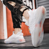 designer Sneaker Shoes Summer Breathable Casual Fashion Sports Solid Color Men's Shoes