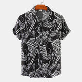 Camp Collar Shirt Floral Short Sleeve Printed Shirt