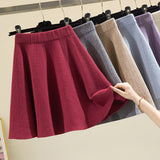 MIDI Mauve Skirt Women's Wear Match Sweater Skirt