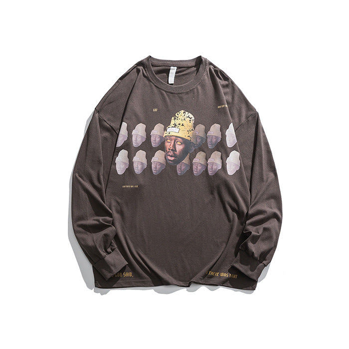 Crew Neck Sweatshirts for Men Men's Autumn round Neck Sweater Men's Loose