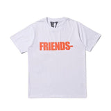 Vlone Printed Loose Hip Hop Shortsleeved Tshirt Hip Hop Men And Women
