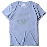 Valentine's Day T Shirt Short-Sleeved T-shirt Summer plus Size Top