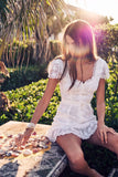 Coachella Music Festival Outfits Lace Princess Dress