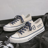 Canvas Shoes Ulzzang Low-Top Canvas Shoes Male Student Board Shoes Trendy Street Shooting Lovers Shoes
