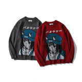 Men Sweater Cartoon Cartoon Characters Brocade Sweater Men's Pullover
