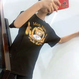 Moschino T Shirt Loose Round Neck T-Shirt