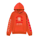 Anime Hoddies Clothing Fire Shadow Tissue Printed Hoodie