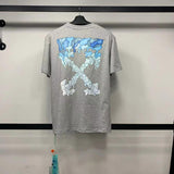 Off White T Shirt Short Sleeve Men'S And Women'S Cotton Tshirt Owt