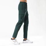 Sweat Wicking Pants Ice Silk Quick-Dry Pants Loose Straight Cargo