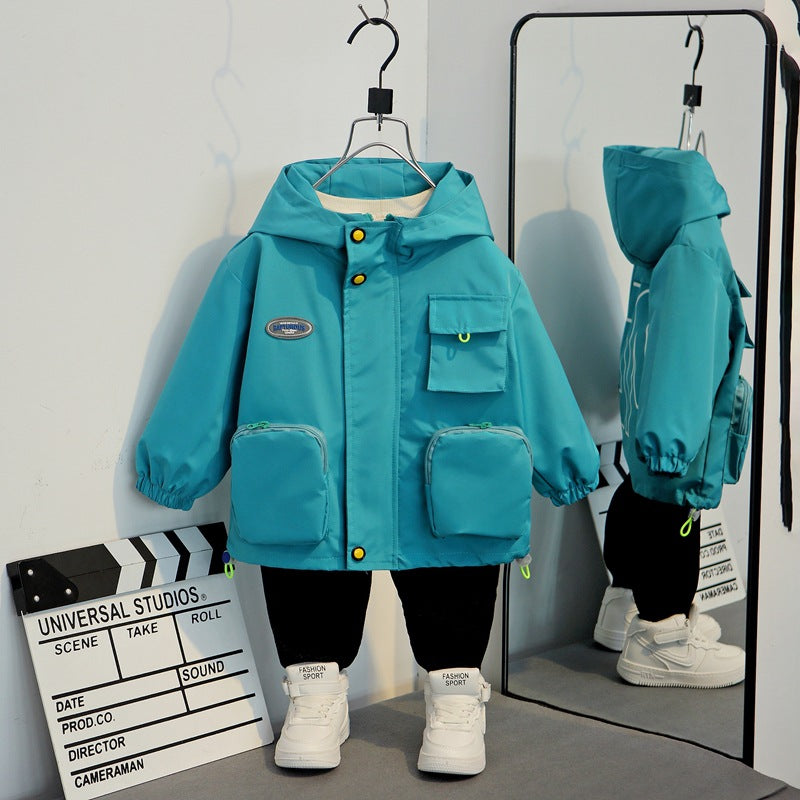 Toddler Boys Jackets Boys' Coat Spring and Autumn Trench Coat
