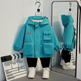 Toddler Boys Jackets Boys' Coat Spring and Autumn Trench Coat