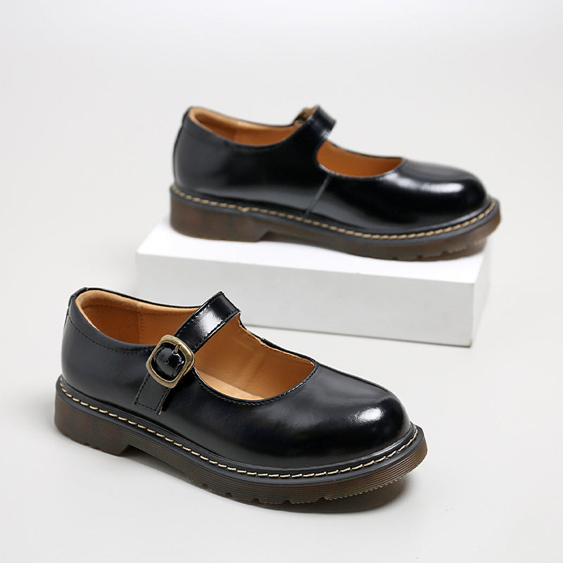 Mary Jane Shoes Mary Jane Shoes Flat Summer Leather Shoes For Women