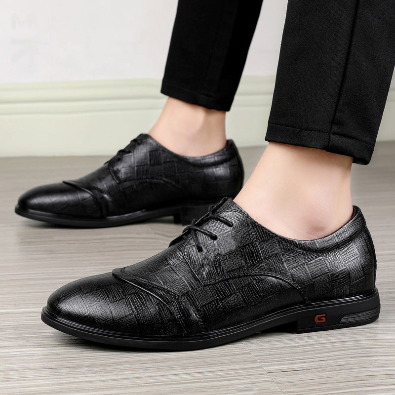 Men's Dress Shoes Classic Leather Oxfords Casual Cushioned Loafer Cowhide Men's Shoes Dress Shoes Business Shoes