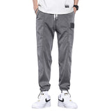 Cuffed Cargo Pants Casual Pants Men's Summer Loose Jeans