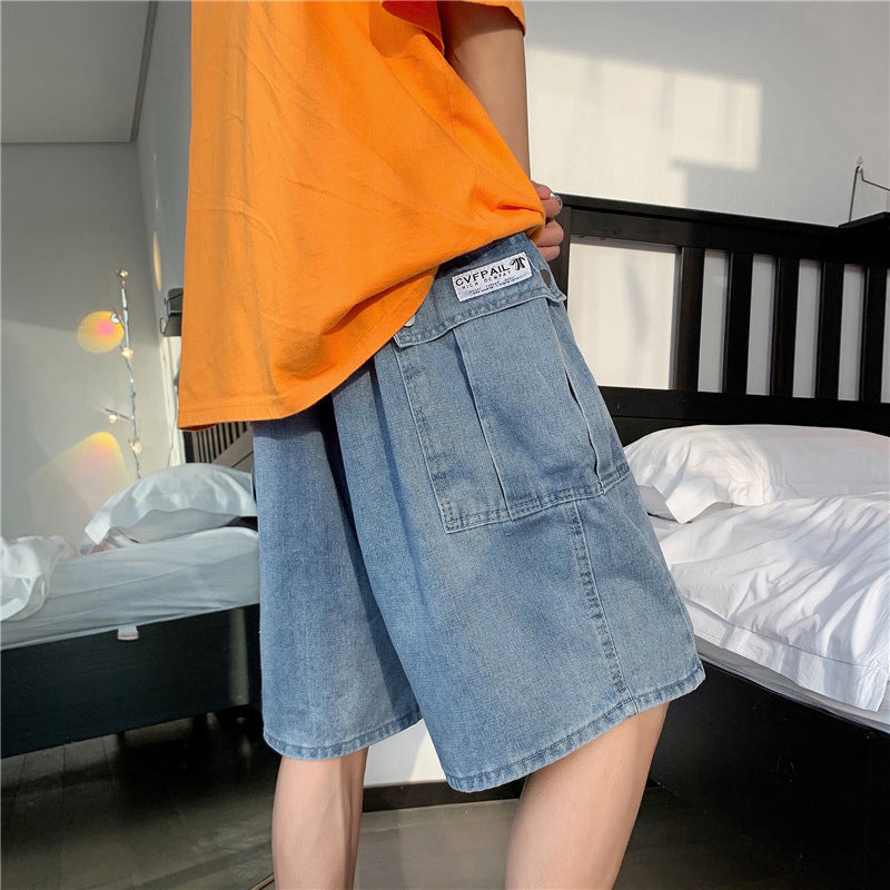 Men Denim Shorts Men's Summer Jeans