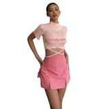 Music Festivals Rave Outfits Dress Summer Women's Stitching Sexy Printed Dress