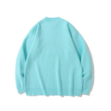 Men Sweater Letter Jacquard Knitwear Men Loose Pullover