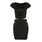 Music Festivals Rave Outfits Dress Summer Women's Fashion Sexy Cutout Slim Dress for Women