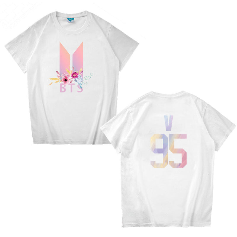 BTS Proof T Shirt T-shirt Summer Loose-Fitting Casual round-Neck Short Sleeve