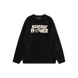 Men Sweater Letter Embroidered Knitwear Men's Pullover
