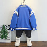 Toddler Boys Jackets Boys' Jacket Spring and Autumn Baseball Uniform