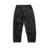 Man Fall Men's Embroidery Decorative Jeans Loose Straight Casual Pants