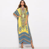 Gypsy Style Dresses plus Size Printed Casual Fashion Robe Beach Dress