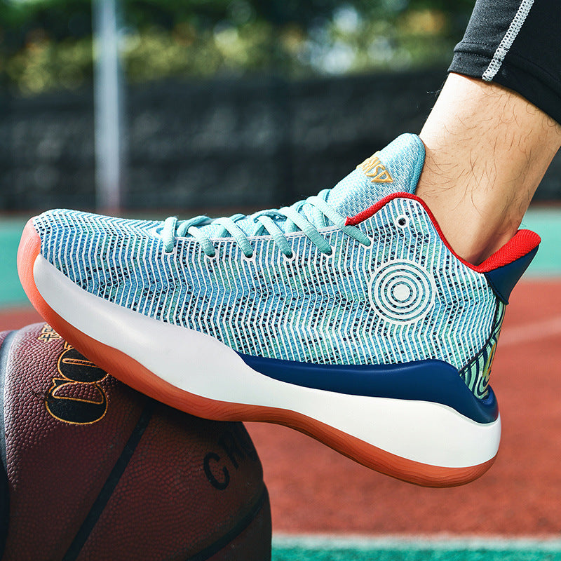 Men Basketball Shoeses Summer Men Basketball Shoeses Men's Breathable Sneakers High-Top Fashion Men's Sneakers