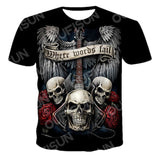 Skull Apparel Skull Print T-shirt