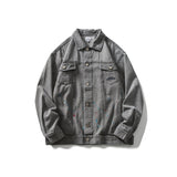 Man Fall Outfis Autumn Jacket Men & Women Trendy Loose Couple Denim Jacket