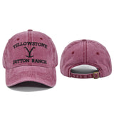 Beth Dutton Hat Yellowstone Embroidered Peaked Cap Sun Hat