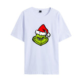 Men and Women Grinch Shirt Casual Loose Short Sleeves T-shirt