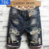 Men Jorts Men's Denim Summer Shorts Loose plus Size