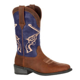 Justin Yellowstone Boots Knight Boots Casual Men'S Shoes High-Top Square Toe Embroidery