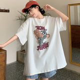 Tom And Jerry T Shirt Loose Chic