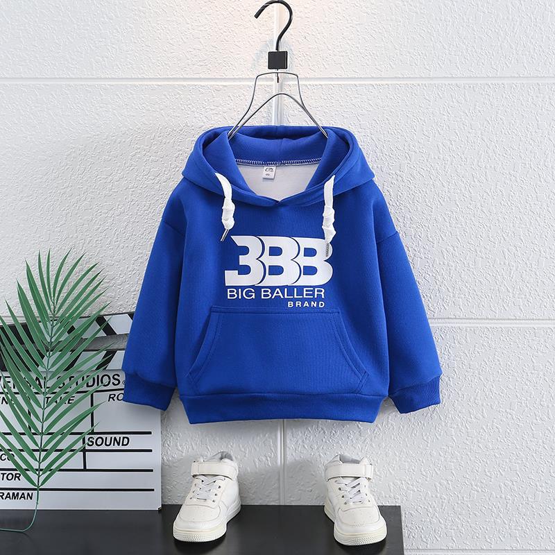 Toddler Boys Sweater Children's Hooded Sweatshirt Spring and Autumn