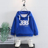 Toddler Boys Sweater Children's Hooded Sweatshirt Spring and Autumn