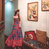 Gypsy Style Dresses Ethnic Style Strap Embroidery
