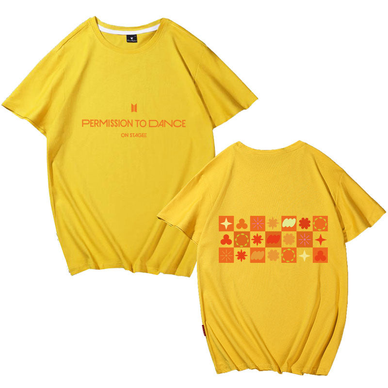 BTS Proof T Shirt Short-Sleeved T-shirt Men's and Women's Tops Summer Wear