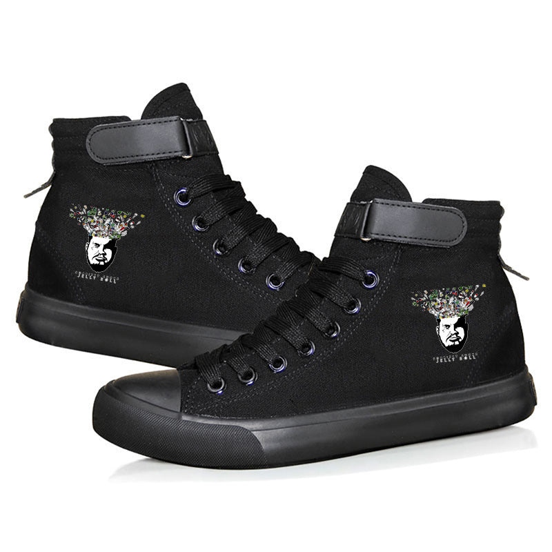 Jelly Roll Shoes Canvas Shoes Students' Casual Skate Shoes