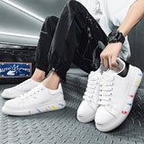 Flat Shoes Platform White Shoes Sports Board Shoes Men's Shoes Outdoor Casual Shoes