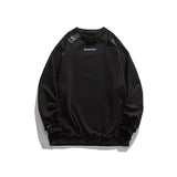 Crew Neck Sweatshirts for Men Men's Retro round Neck Sweater Men's Loose Hundred