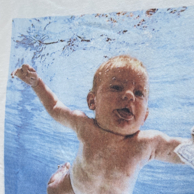 Nirvana T Shirt Nirvana Band Swimming Pool Baby Limited Printing Vintage