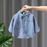 Toddler Boys Sweater Boys' Shirt Autumn Clothing Long Sleeve Jacket