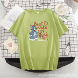 Tom And Jerry T Shirt Cat And Mouse Cotton Half-Sleeved T-Shirt Loose