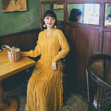 Coachella Music Festival Outfits Long Sleeve Big Hem Dress