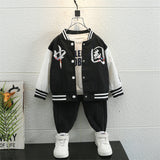 Toddler Boys Jackets Boys' Coat Jacket Baseball Uniform Spring and Autumn
