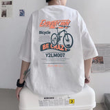 Men T-shirt Simple Half Sleeve Top Loose